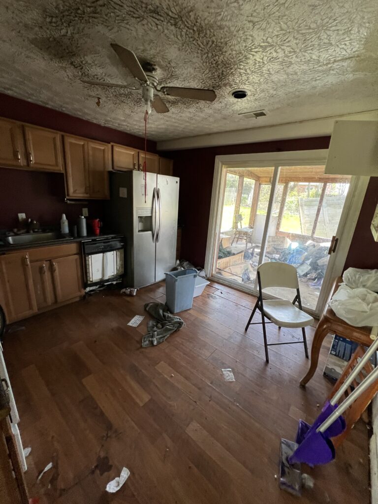 A messy kitchen in Sharonville, Ohio